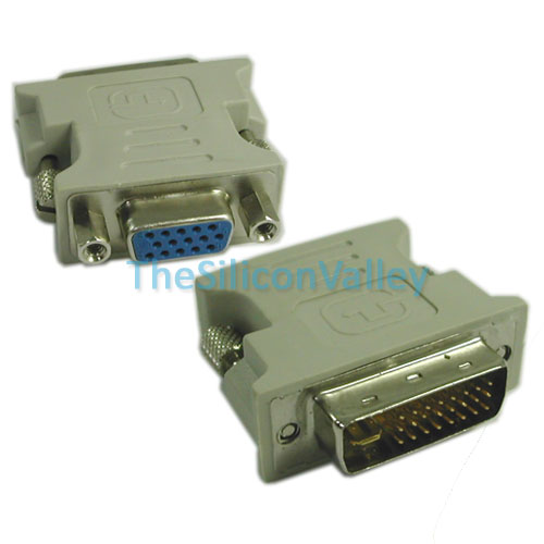 DVI 24+5 Pin Male to VGA Female Video Converter Adapter