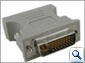 DVI 24+5 Male to DVI 24+1 Female Adapter