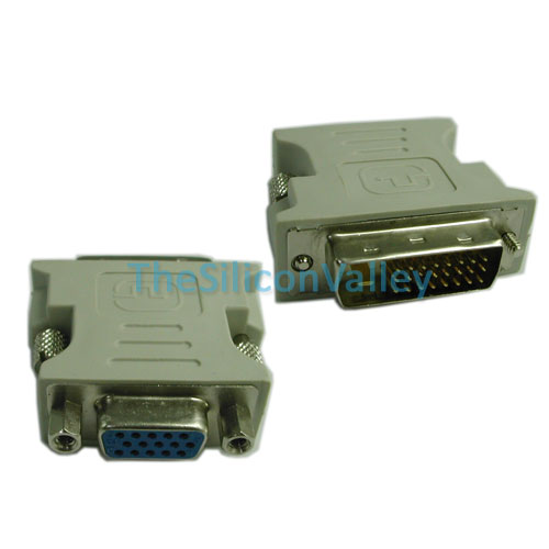 DVI 24+1 Pin Male to VGA Female Video Converter Adapter