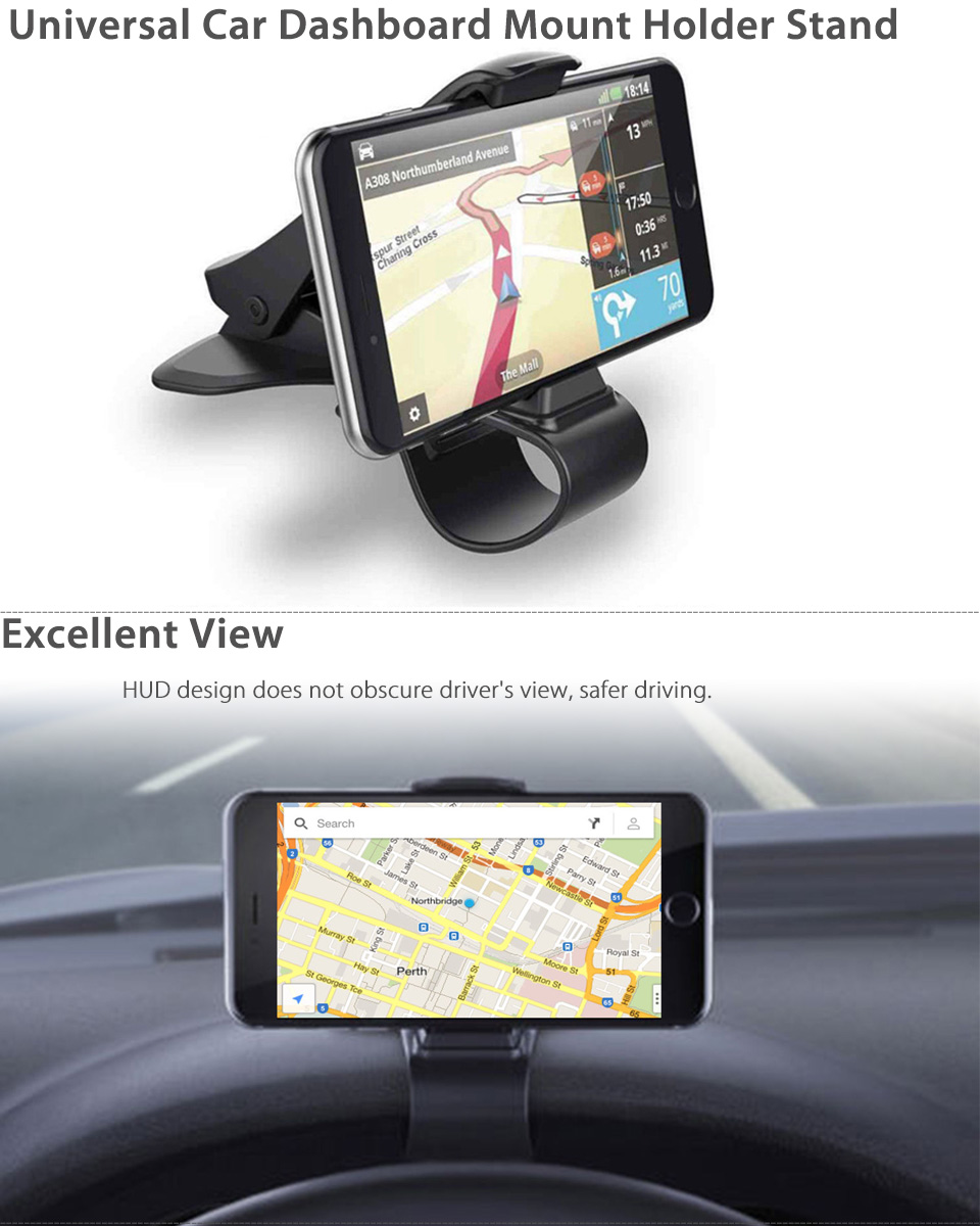 Universal Car Dashboard Holder Stand HUD Design Cradle for Cell  Phone GPS PDA