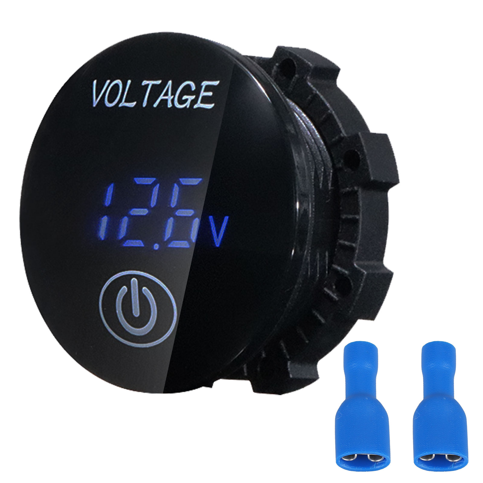 12V-24V Car Marine Motorcycle LED Digital Voltmeter Voltage Meter Battery Gauge