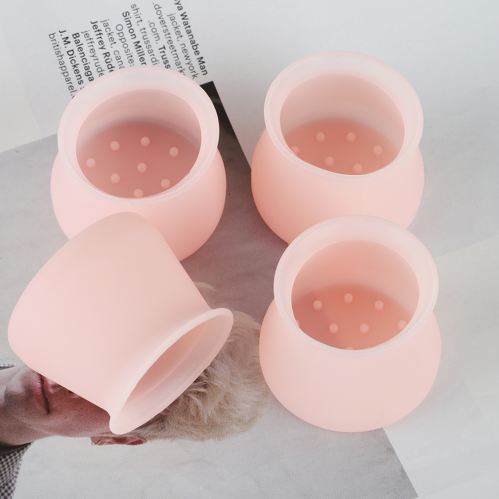 8/4PCS Silicone Chair Leg Feet Caps Floor Protector Cover Furniture Table Pads