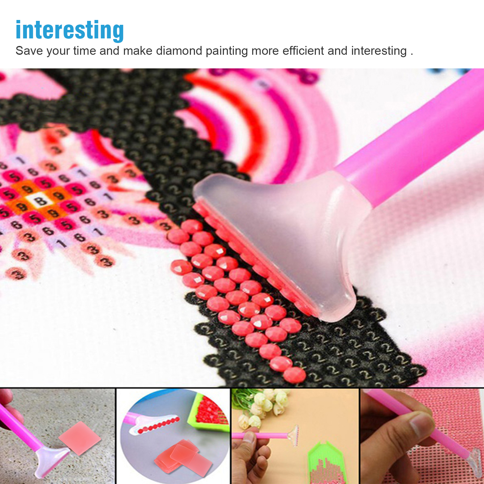 Harupink 70pcs 5d diamond painting tool embroidery kit multi art