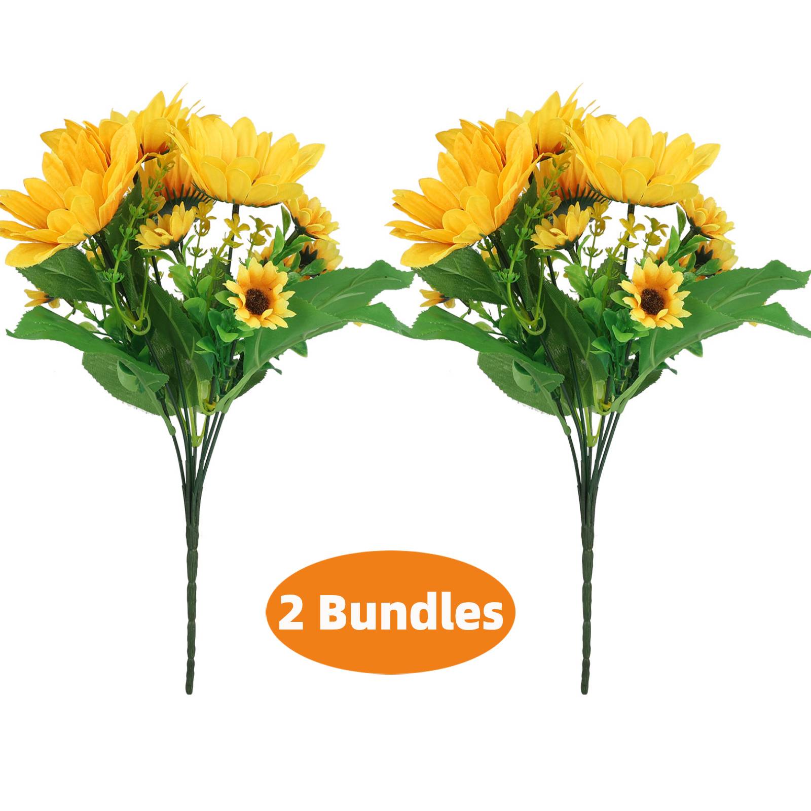 Z❤️ 2 Bundles Yellow Sunflowers
