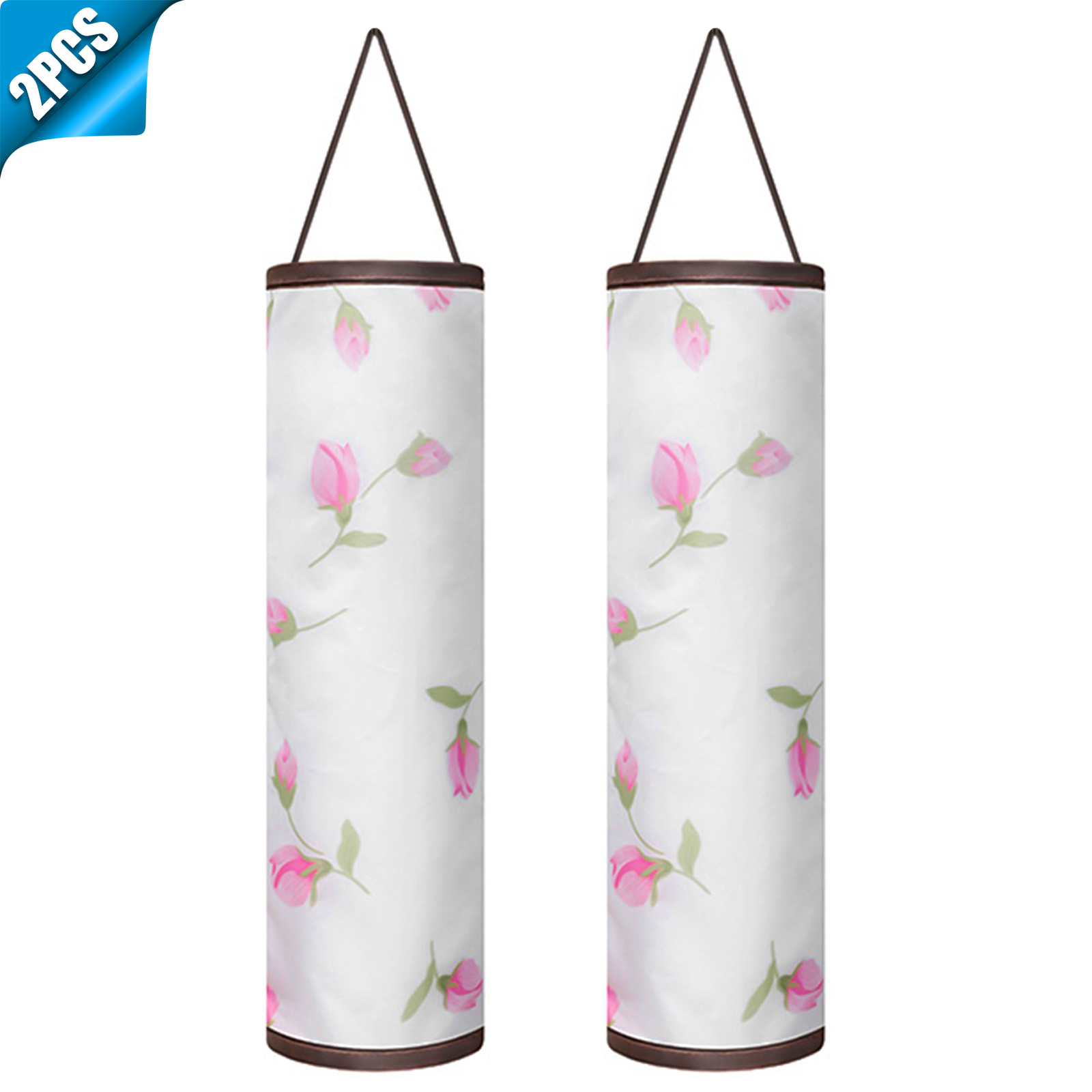 Home Grocery Bag Holder Wall Mount Storage Dispenser Plastic Kitchen Organizer