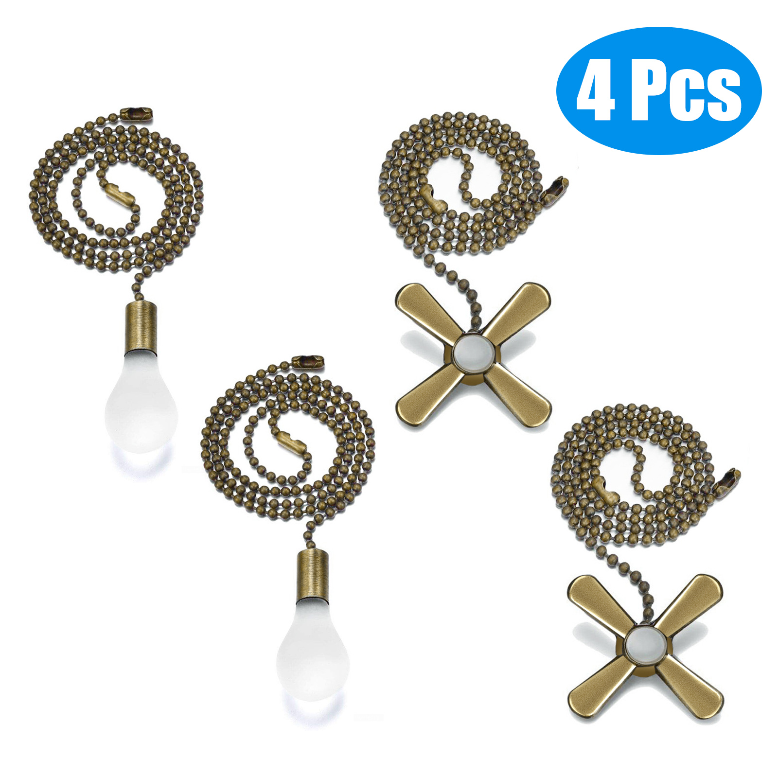 with 24 Connectors Bronze Ceiling Fan/Light Pull Chain Extension 2 Pack 10ft ea 
