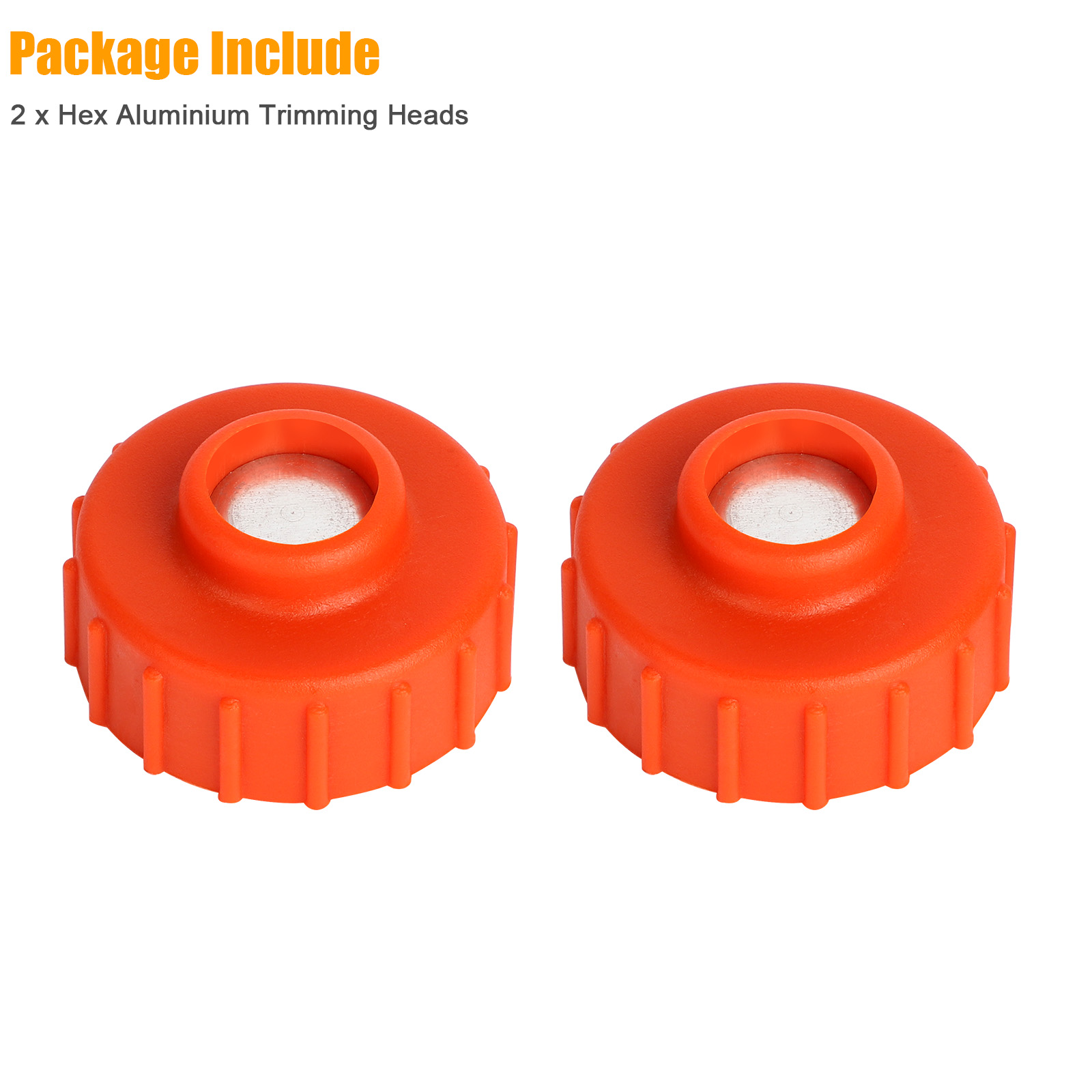 2x Hexagonal Bump Head Knob String Trimmer Head Replace For Ryobi Homelite Toro
