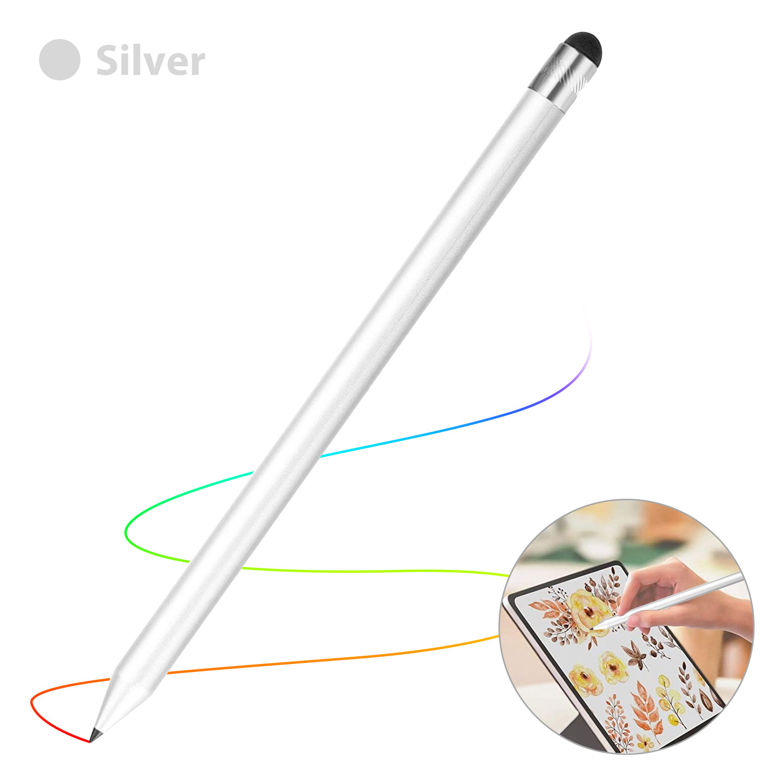 Capacitive Pen Touch Screen Stylus Pencil for Tablet iPad Phone Samsung PC W 