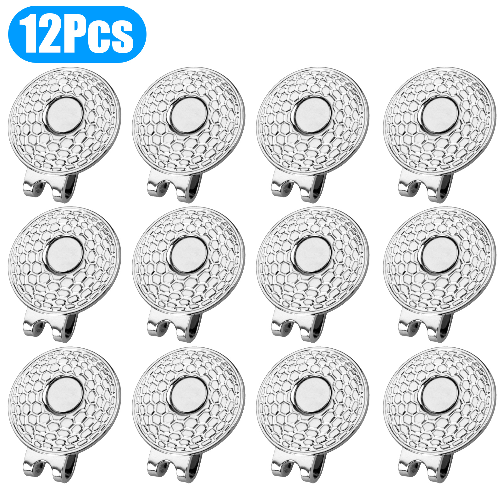 6/24x Golf Ball Hat Clip For GolfBit Standard Marker w