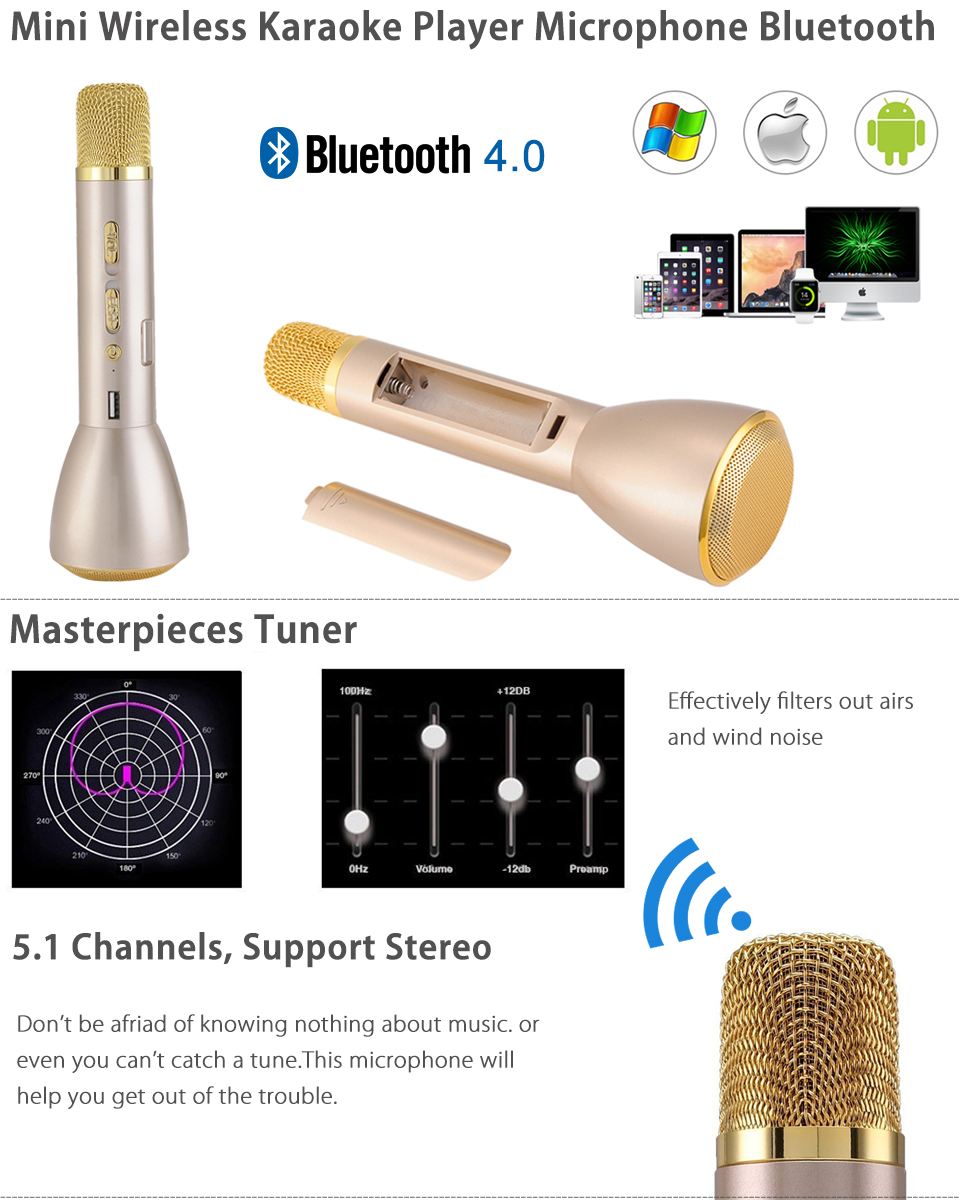K088 Bluetooth Microphone