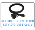 HDMI to 5 RCA RGB Pr/Pb/Y AV Audio Video HDTV PC Cable  